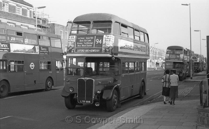 94,BW48,30,RT3467,94,CATFORD GAR VIA LEWISHAM,CATFORD GARAGE,21071978.jpg